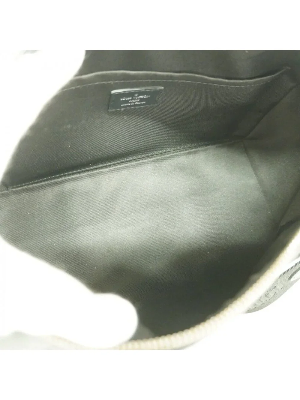 Louis Vuitton Shoulder Bag Monogram Eclipse City Keepall Black Gray